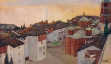 The Russian Convent of Russico c19th century. Artist: Georges Kossiakoff