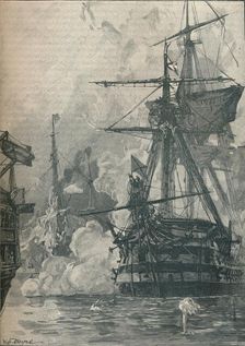 The Russian attack on Sinop, Turkey, 1853 (1906)