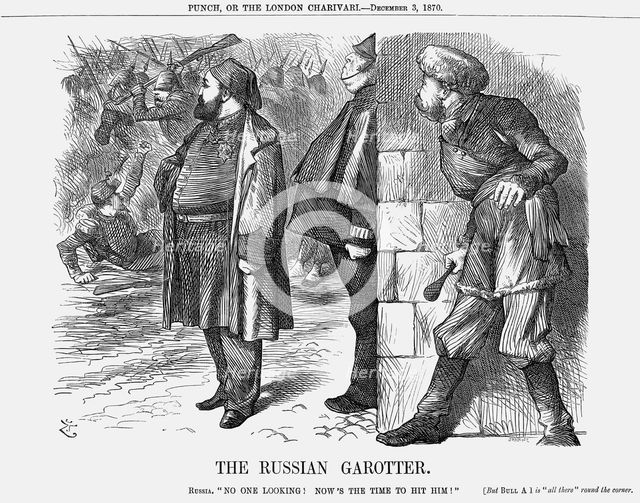 'The Russian Garotter', 1870. Creator: Joseph Swain.