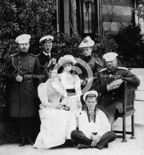 The Russian Imperial family, c1894 (1964). Artist: Unknown