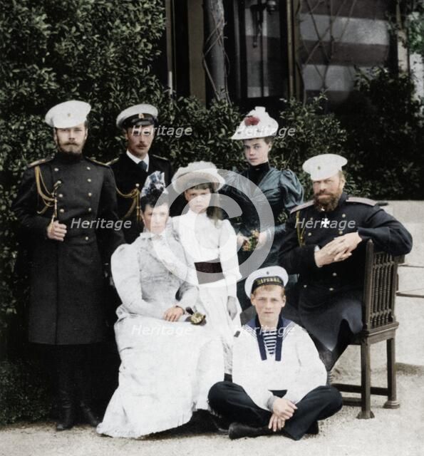 The Russian Imperial family, c1894 (1964).  Artist: Unknown.