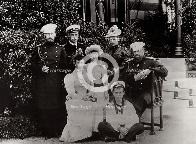 The Russian Imperial family, c1892-c1894. Artist: Unknown