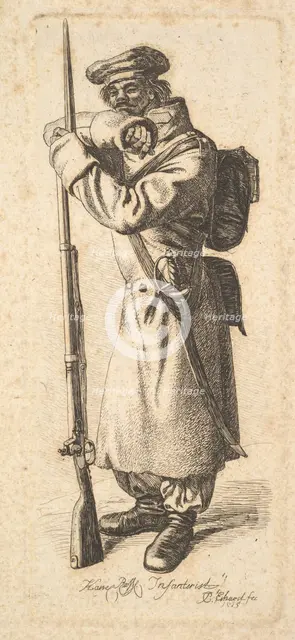 The Russian Infantryman, 1815. Creator: Johann Christian Erhard.
