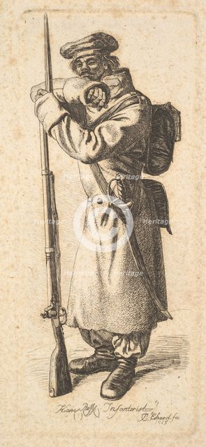 The Russian Infantryman, 1815. Creator: Johann Christian Erhard.
