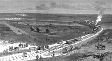 'The Russians in Central Asia, view of the Transcaspian Railway 1888. Creator: Unknown