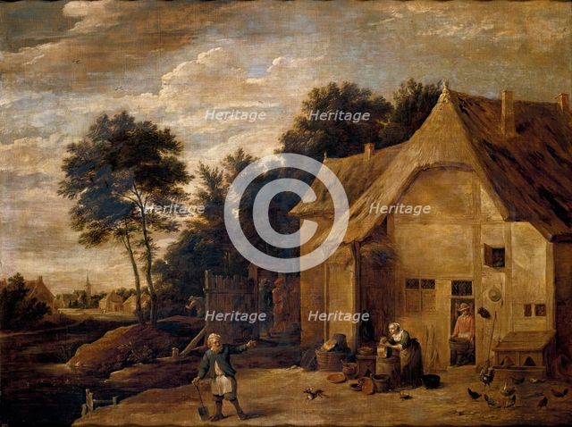 The Rustic House, between 1630 and 1690. Creator: David Teniers II.