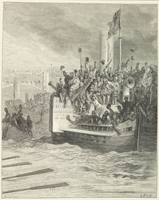 The Race, 1872. Creator: Louis Edouard Bourguignon