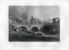 The Race Bridge Fair Mount Water Works, Philadelphia, Pennsylvania, USA, 1855.Artist: J Andrews