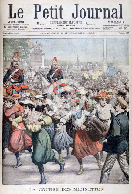 The race of the Midinette, 1903. Artist: Unknown