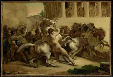 The Race of the Riderless Horses, 1817. Creator: Theodore Gericault