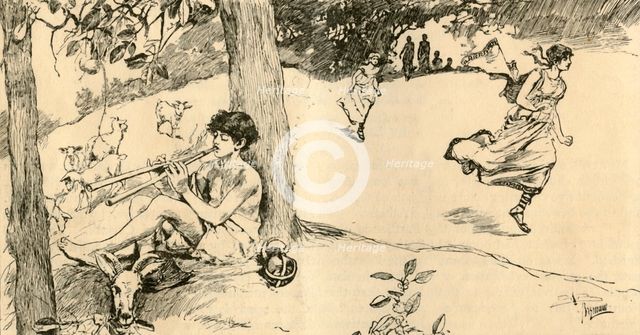 'The Race of the Spartan Girls', 1881. Creator: Unknown.