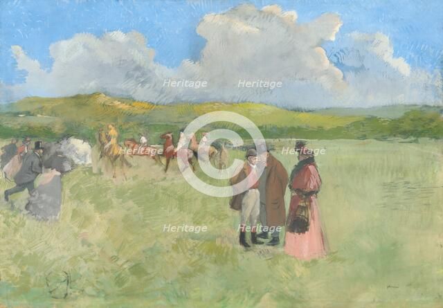 The Race Track, c. 1891. Creator: Jean Louis Forain.