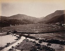 The racecourse, Hong Kong, c1873. Creator: William Pryor Floyd