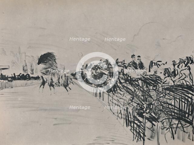 'The Races', 1865-1872, (1946).  Artist: Edouard Manet.