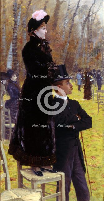 The Races at Auteuil. Artist: De Nittis, Giuseppe (1846-1884)