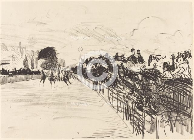 The Races (Les courses), 1865. Creator: Edouard Manet.