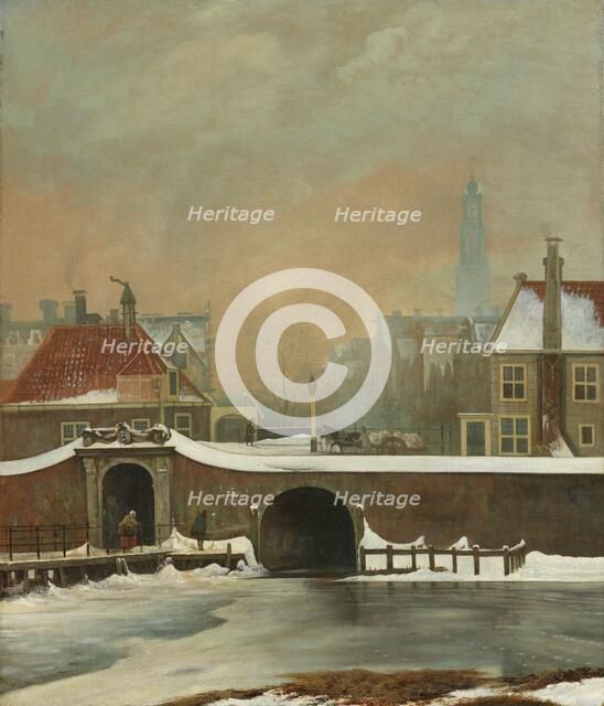 The Raampoortje in Amsterdam, 1809. Creator: Cornelis Troost.