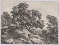 The Rabbit Hunter, 17th century. Creator: Anthonie Waterloo