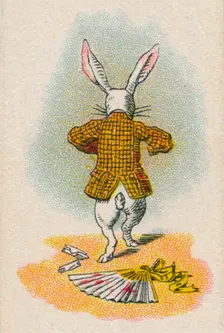 The Rabbit Running Away, 1930. Artist: John Tenniel