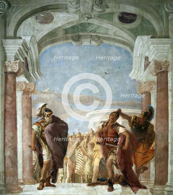 The Rage of Achilles, 1757. Creator: Tiepolo, Giambattista (1696-1770).