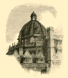 The Radcliffe Library, from the Quadrangle of Brasenose 1898. Creator: Unknown