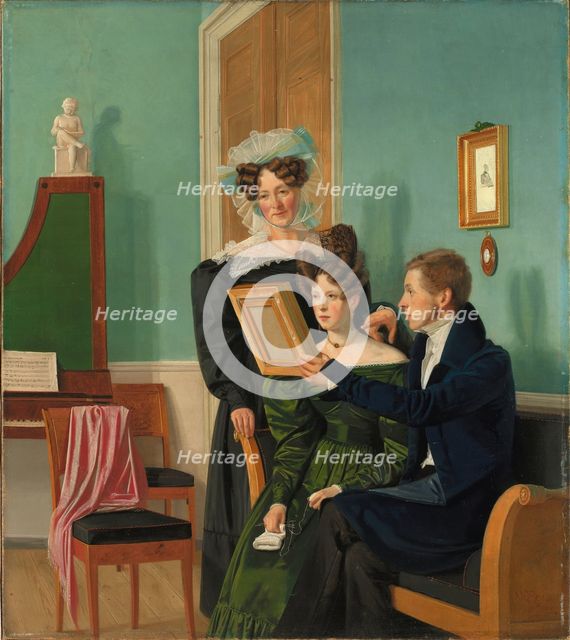 The Raffenberg Family, 1830. Creator: Wilhelm Bendz.