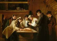 The Raffle (Raffling for the Goose), 1837. Creator: William Sidney Mount