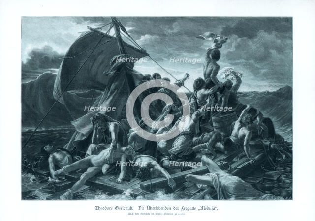 'The Raft of the Medusa', 1900. Artist: Unknown