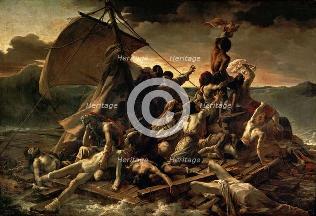 The Raft of the Medusa (Le Radeau de la Méduse), 1818-1819. Artist: Géricault, Théodore (1791-1824)