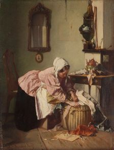 The Rag Basket, c.1850-c.1882. Creator: Alexander Hugo Bakker Korff