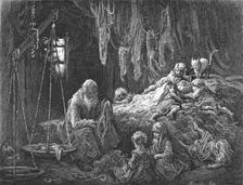 The Rag Merchant's Home - Coulston Street, Whitechapel 1872. Creator: Gustave Doré