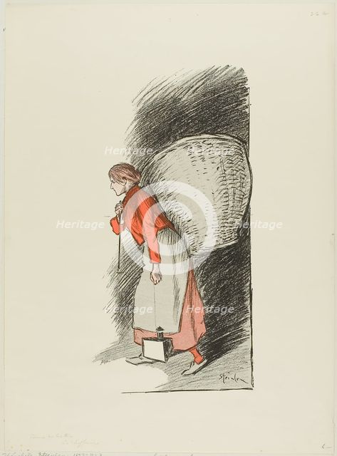 The Rag-picker, published March 19, 1893. Creator: Theophile Alexandre Steinlen.