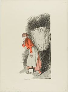 The Rag-picker, published March 19, 1893. Creator: Theophile Alexandre Steinlen