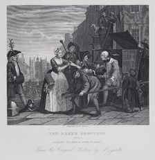 The Rake's Progress: Arrested for Debt 1732-1735. Creator: William Hogarth