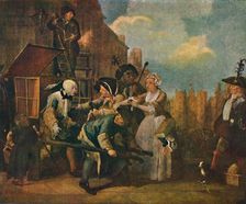 The Rake's Progress - The Arrest c1735, (1904). Artist: William Hogarth