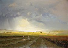 The Rain Shower, c1868. Creator: Jean-Baptiste-Camille Corot