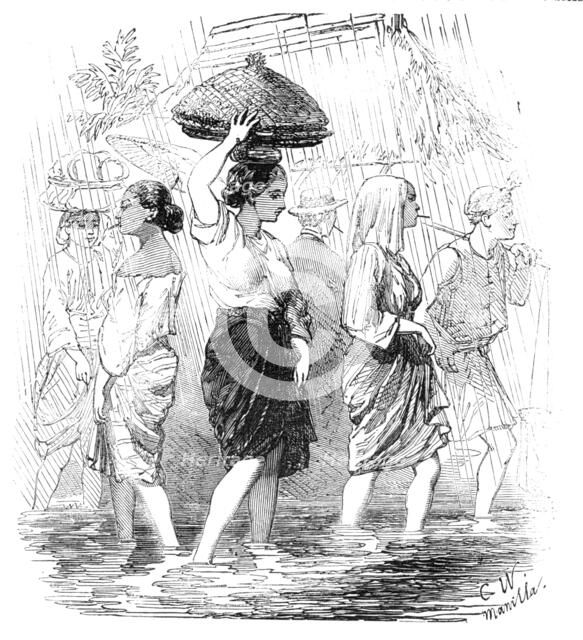 The Rainy Season, Manilla, 1857. Creator: C. W..