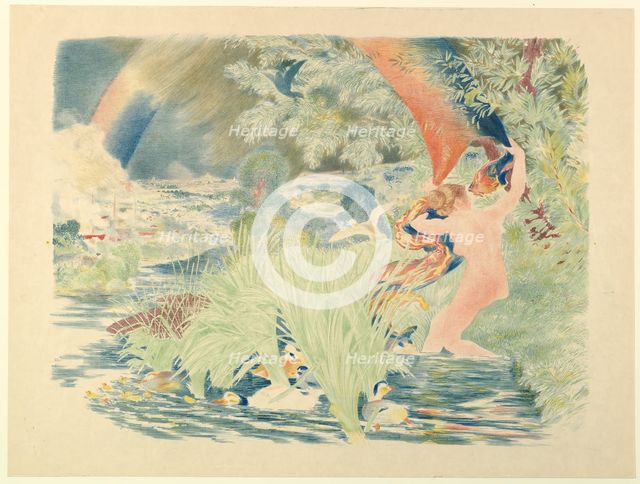 The Rainbow, 1893. Creator: Felix Bracquemond.