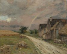 The Rainbow, Achères la Forêt, 1883. Creator: Jean-Charles Cazin (French, 1841-1901)