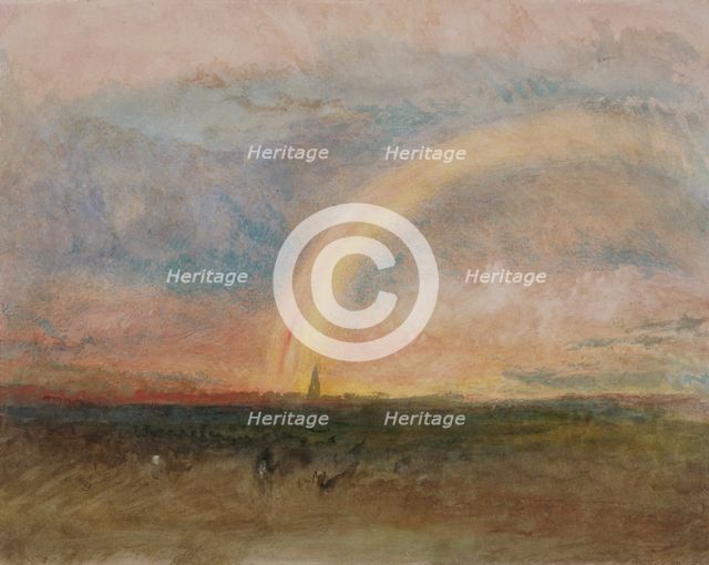 'The rainbow', c1835. Creator: JMW Turner.