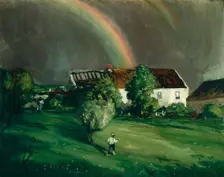 The Rainbow, Normandie, 1902. Creator: Robert Henri