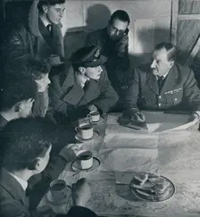 The raid is over, but the crew's task is not yet finished 1941