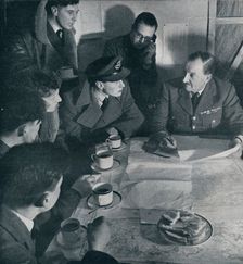The raid is over, but the crew's task is not yet finished 1941