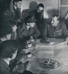 The raid is over, but the crew's task is not yet finished 1941