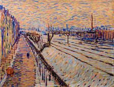 The Railway, 1910. Creator: Segal, Arthur (1875-1944)