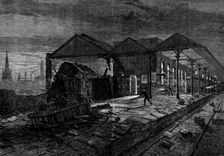 The railway accident at Wigan, 1873. Creator: Unknown