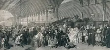 The Railway Station 1862, (1917). Artist: William Powell Frith