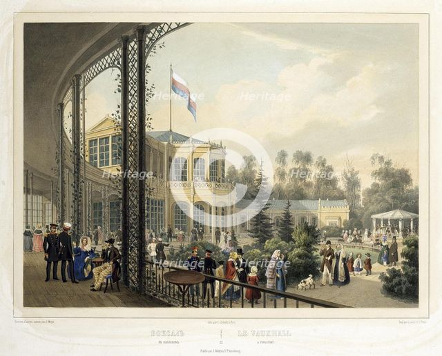 The Railway station in Pavlovsk.