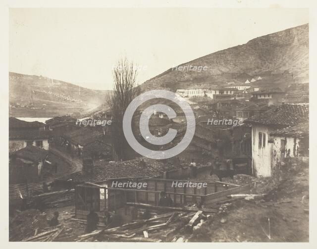 The Railway Street at Balaklava, 1855. Creator: Roger Fenton.