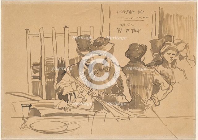 The Railway Restaurant, c. 1879. Creator: Edouard Manet.